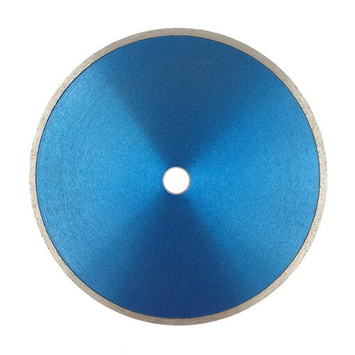 Rim continuous diamond saw blade